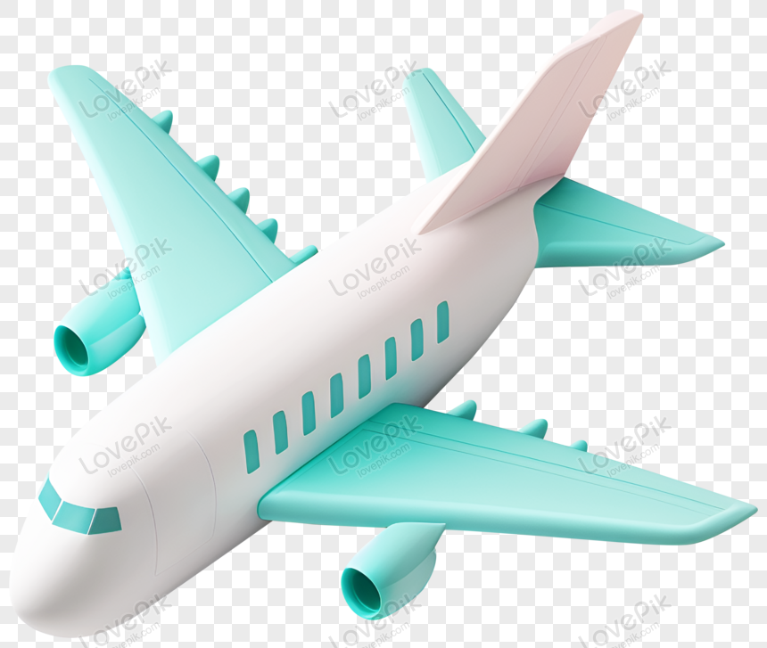 3D airplane icon for transport and travel on vacation., 3d travel, icon, jet png transparent image
