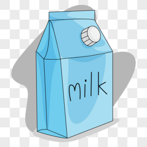 Cartoon Milk Carton PNG Images With Transparent Background | Free ...