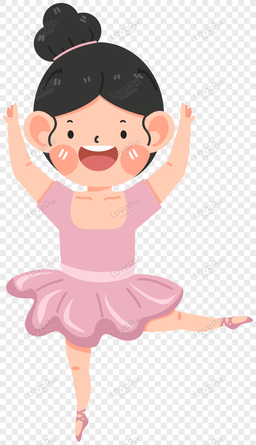 Linda Garota Bailarina Dançando Em Vestido Rosa PNG Imagens Gratuitas Para  Download - Lovepik