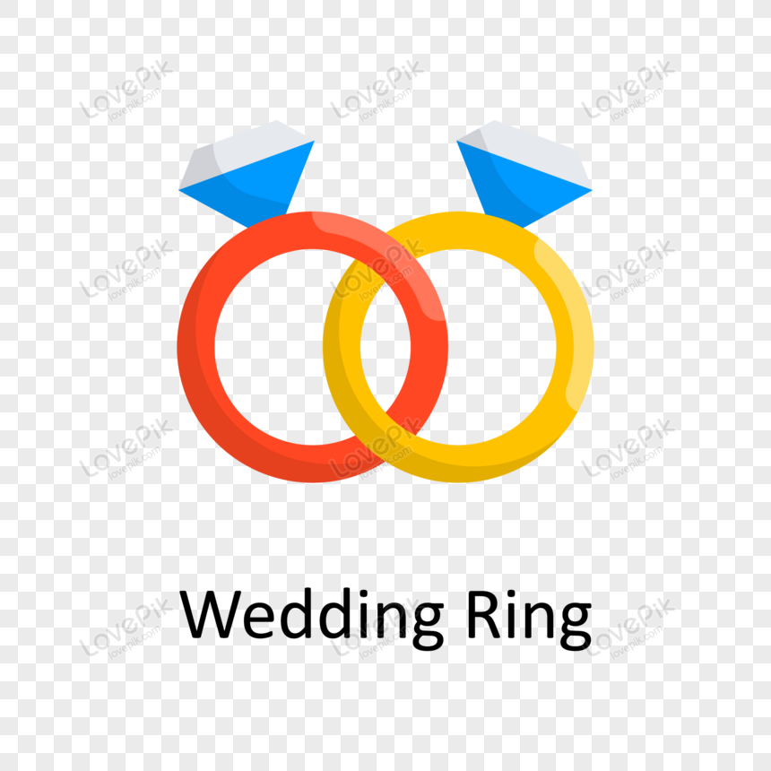 Wedding rings icon. Outline wedding rings vector icon color flat isolated  Stock Vector Image & Art - Alamy