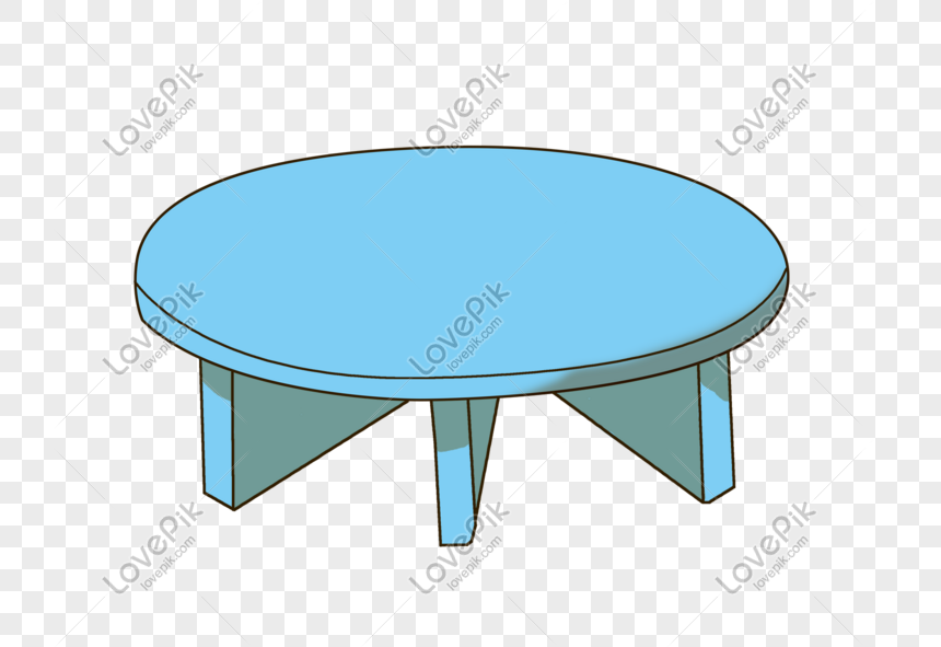 Hand Drawn Cartoon Round Table PNG Image And Clipart Image For Free  Download - Lovepik | 647895178