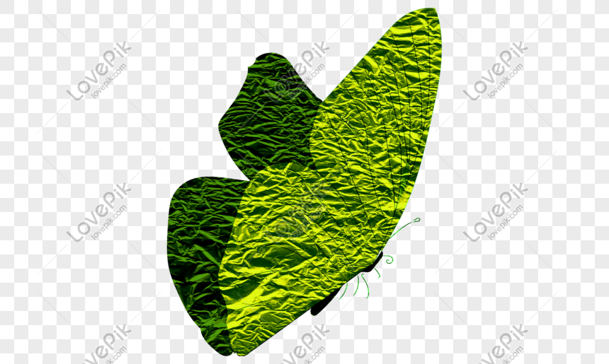 Green Gold Foil Texture Flying Butterfly Material Png Image Picture Free Download Lovepik Com