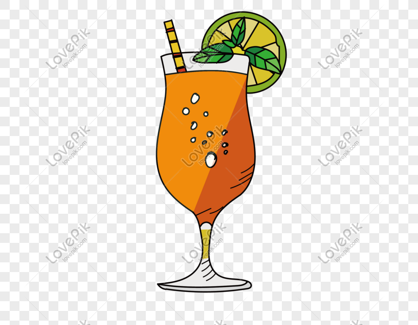 Vector Hand Drawn Comic Wind Orange Juice Drink PNG Transparent Background  And Clipart Image For Free Download - Lovepik | 648091180