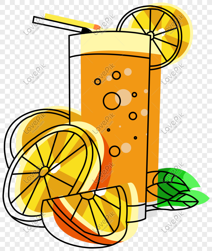 Апельсин сок вектор