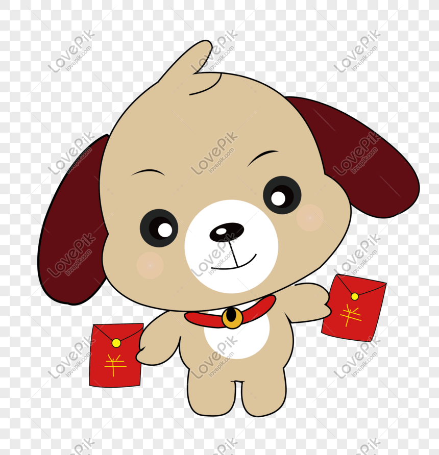 envelope clipart png of a dog