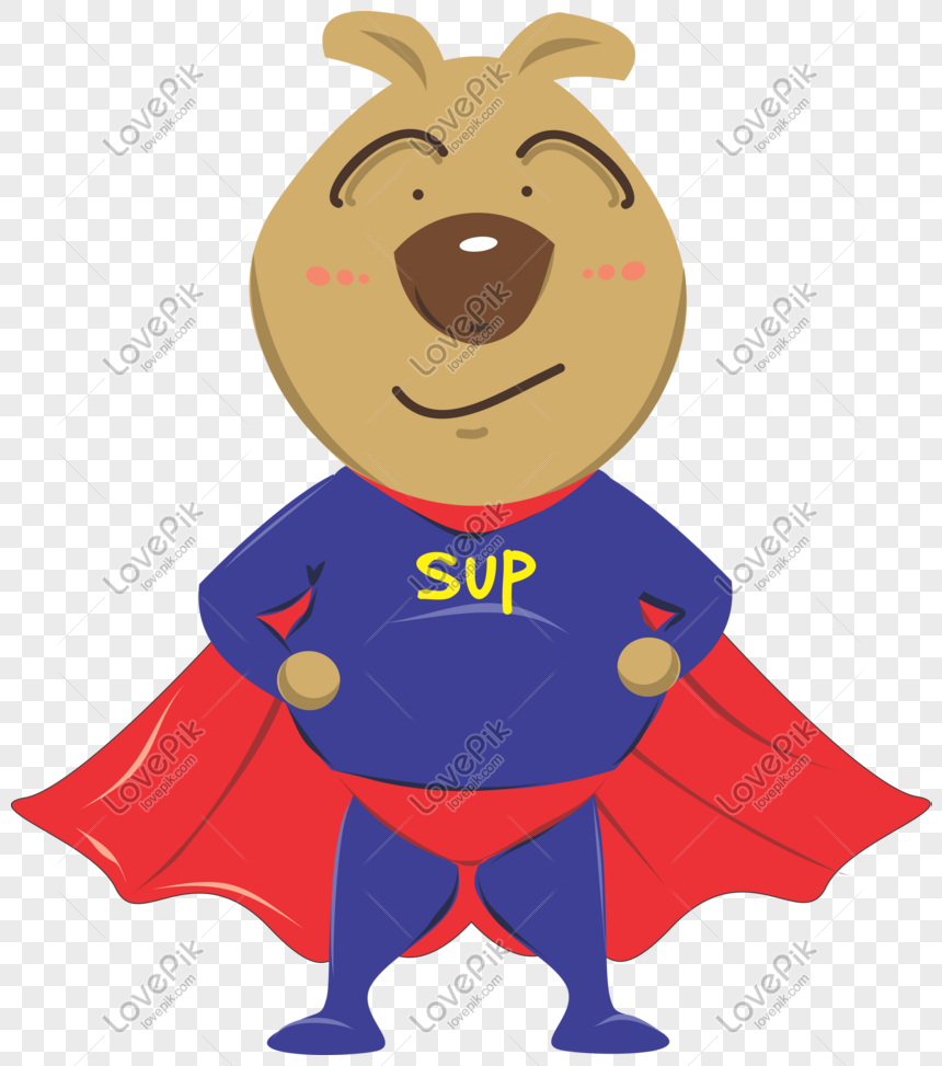 Cartoon Superman Dog Decoration PNG Transparent Background And Clipart  Image For Free Download - Lovepik | 649765890