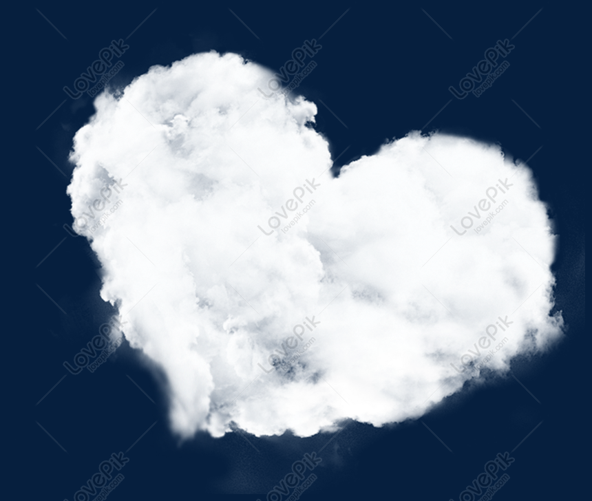 Heart Shaped Cloud Png Image Psd File Free Download Lovepik