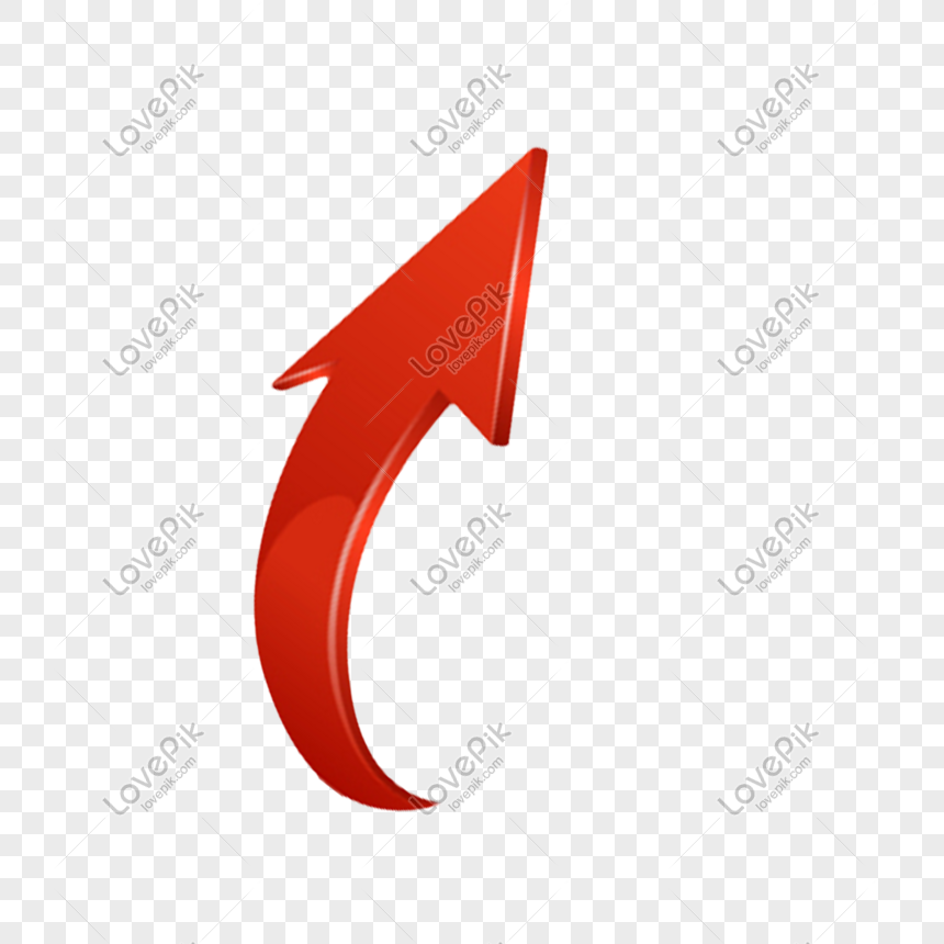 Cartoon price arrow sign PNG, Price arrow, twisted arrow, red arrow png hd transparent image