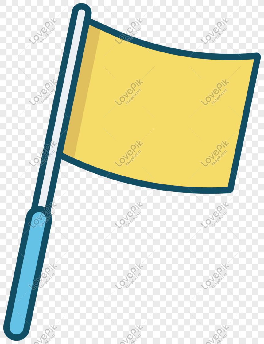 yellow flag clipart
