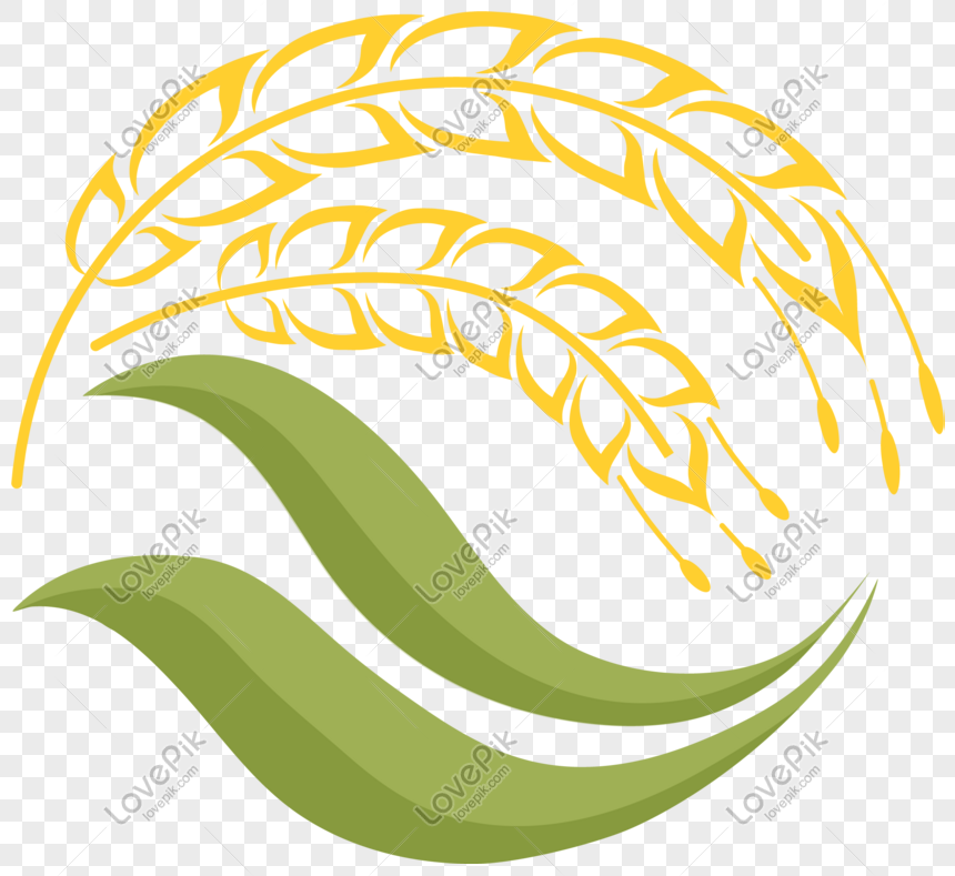 Wheat ear logo icon design, Green food, wheat ears, cereals png hd transparent image