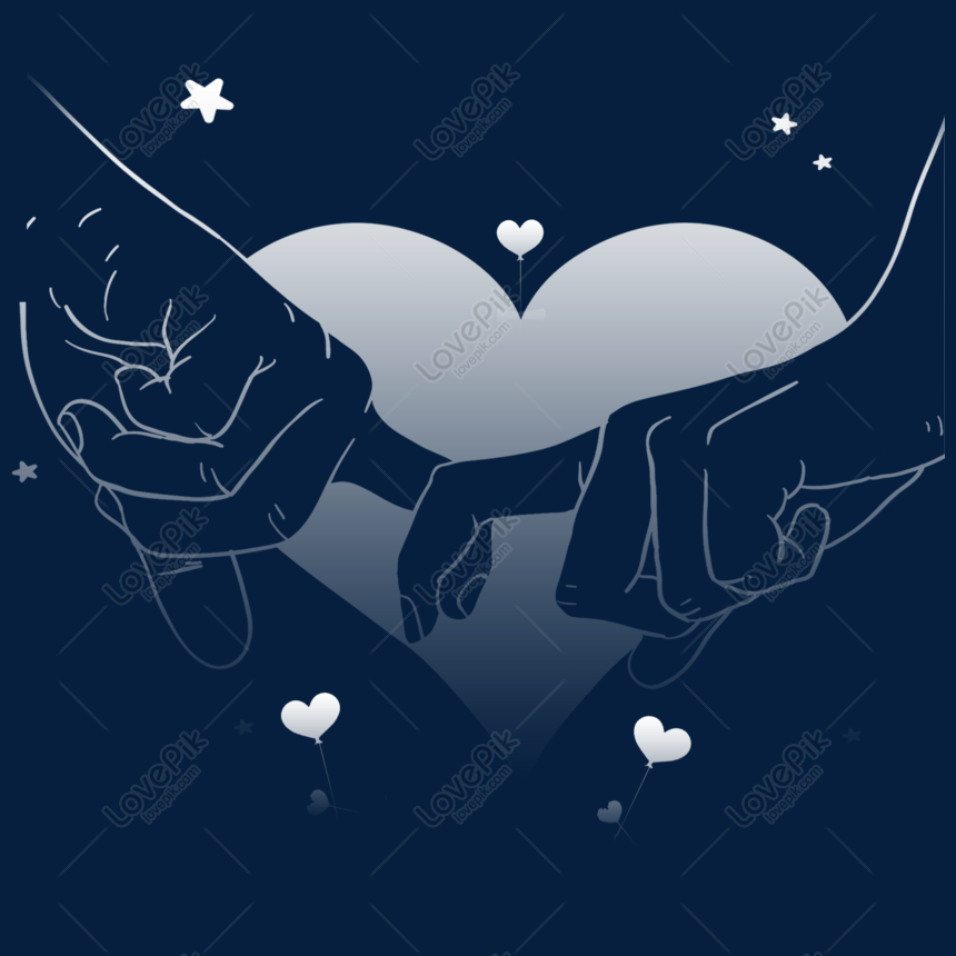 Love In Valentines Day White Cartoon Love Hand In Hand Decorati PNG Free  Download And Clipart Image For Free Download - Lovepik | 611648073