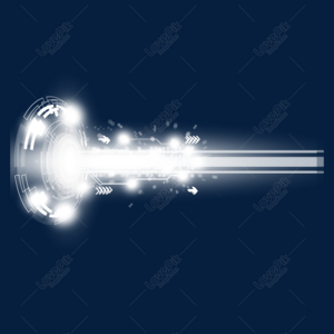 White Light Effect Background Floating Element PNG Transparent Image ...