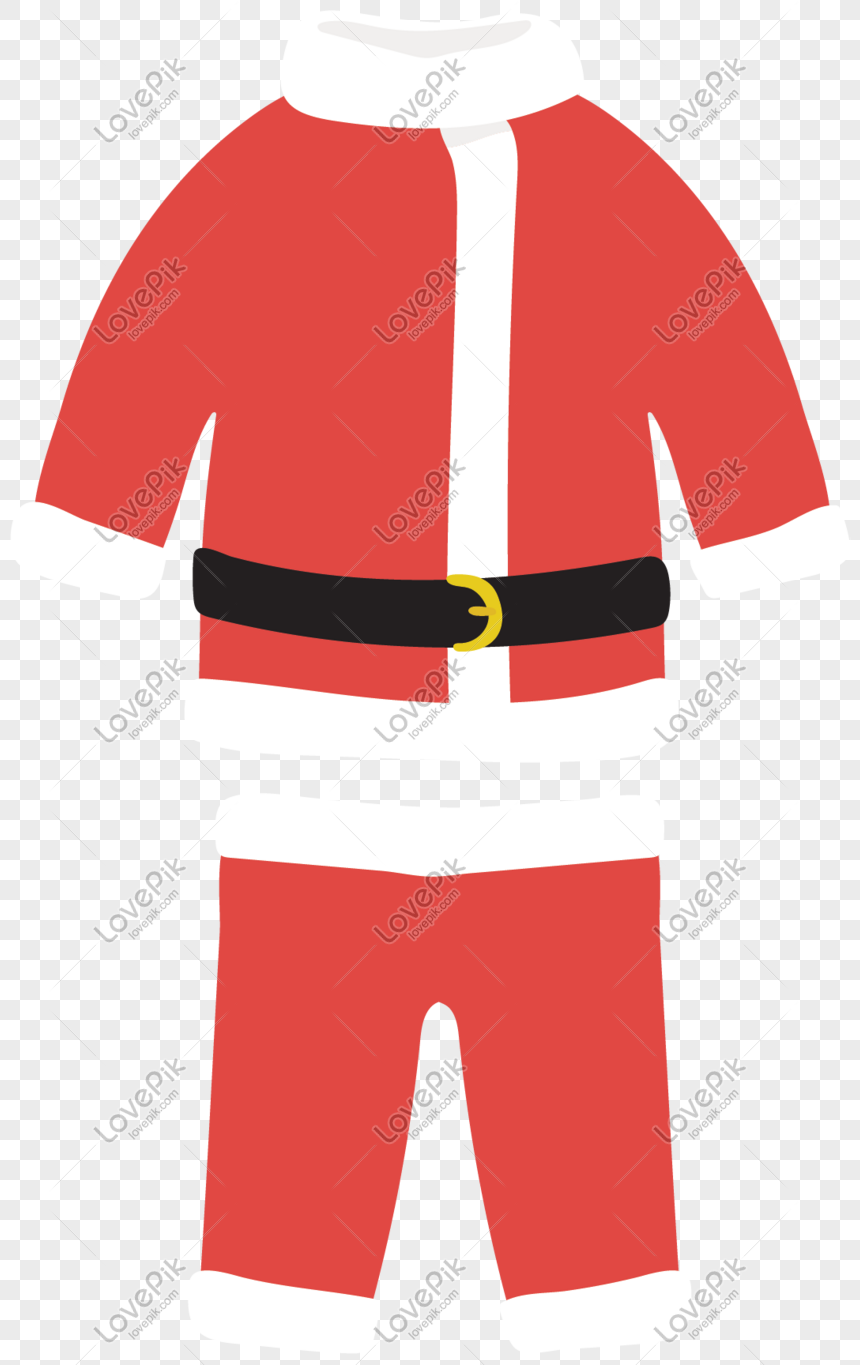 Hình ảnh Quần áo Màu đỏ Santa PNG Miễn Phí Tải Về - Lovepik