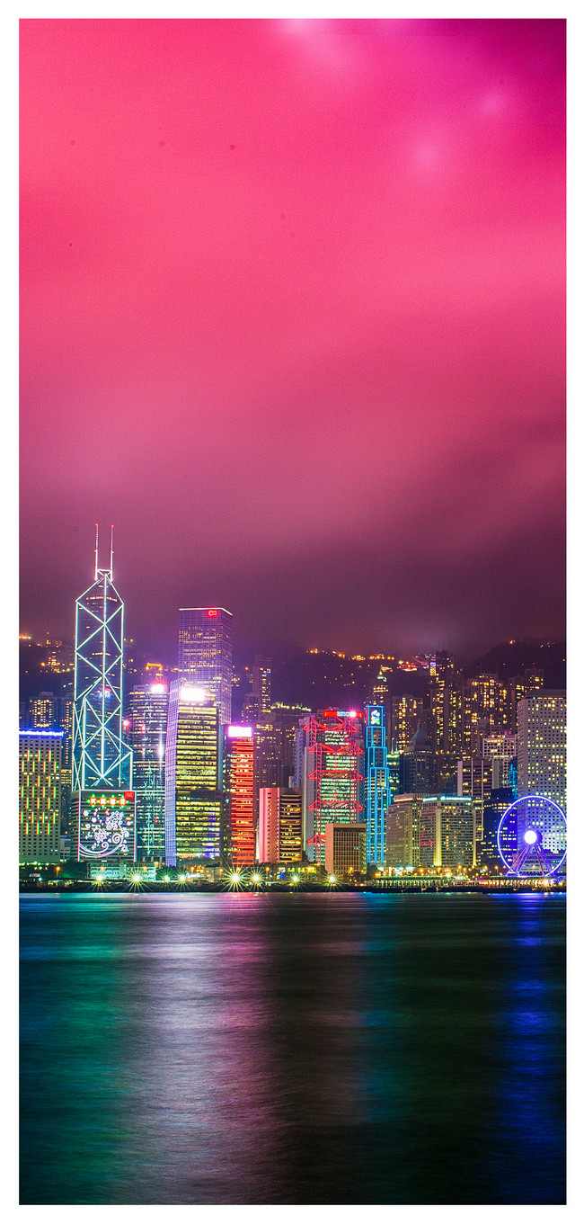 香港夜景手機壁紙圖片素材 Jpg圖片尺寸1125 2436px 高清圖片 Zh Lovepik Com