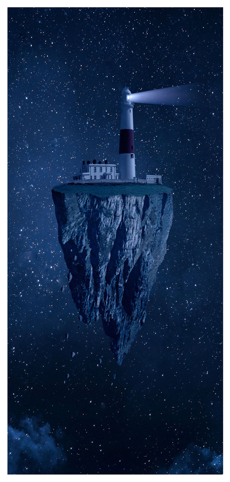 星空の灯台携帯電話の壁紙イメージ 背景 Id 400373272 Prf画像