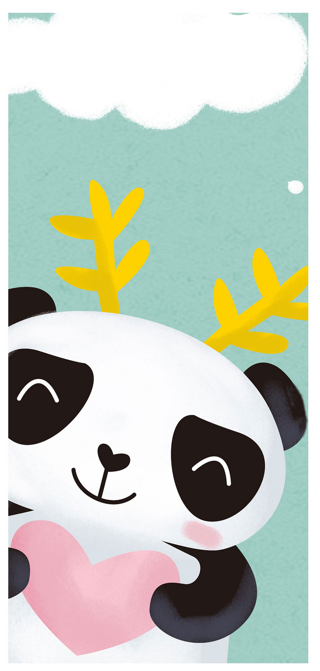 かわいいパンダのモバイル壁紙イメージ 背景 Id Prf画像フォーマットjpg Jp Lovepik Com