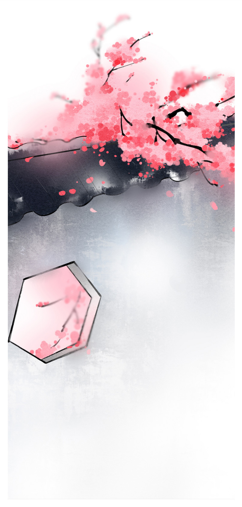 中国風桃の花の携帯電話の壁紙イメージ 背景 Id 400414821 Prf画像
