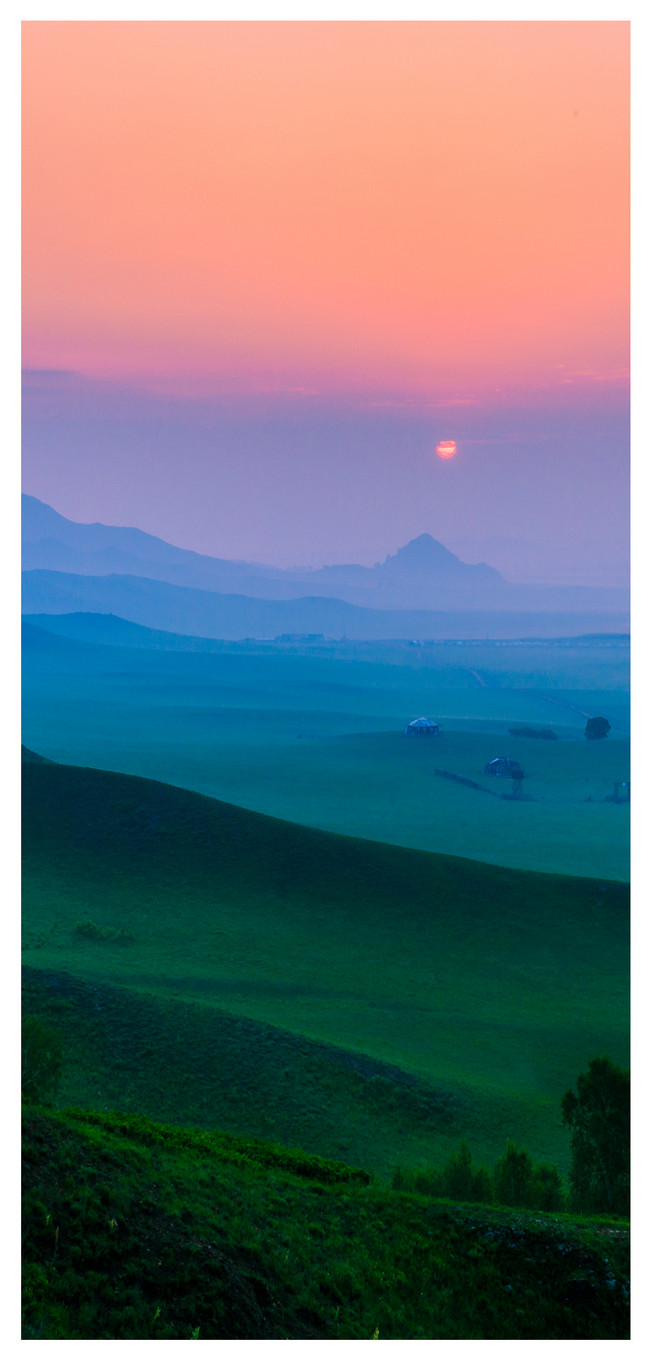 草原と日の出の携帯電話の壁紙イメージ 背景 Id Prf画像フォーマットjpg Jp Lovepik Com