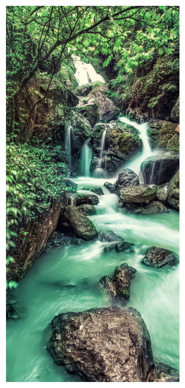 Wulong Tiankeng Waterfall Wallpaper Mudah Alih gambar unduh