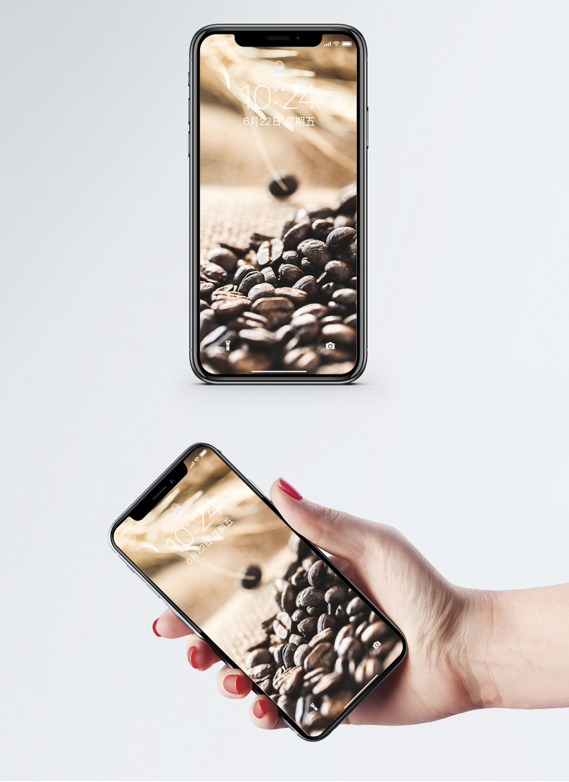 コーヒー豆の携帯電話の壁紙イメージ 背景 Id 400522103 Prf画像