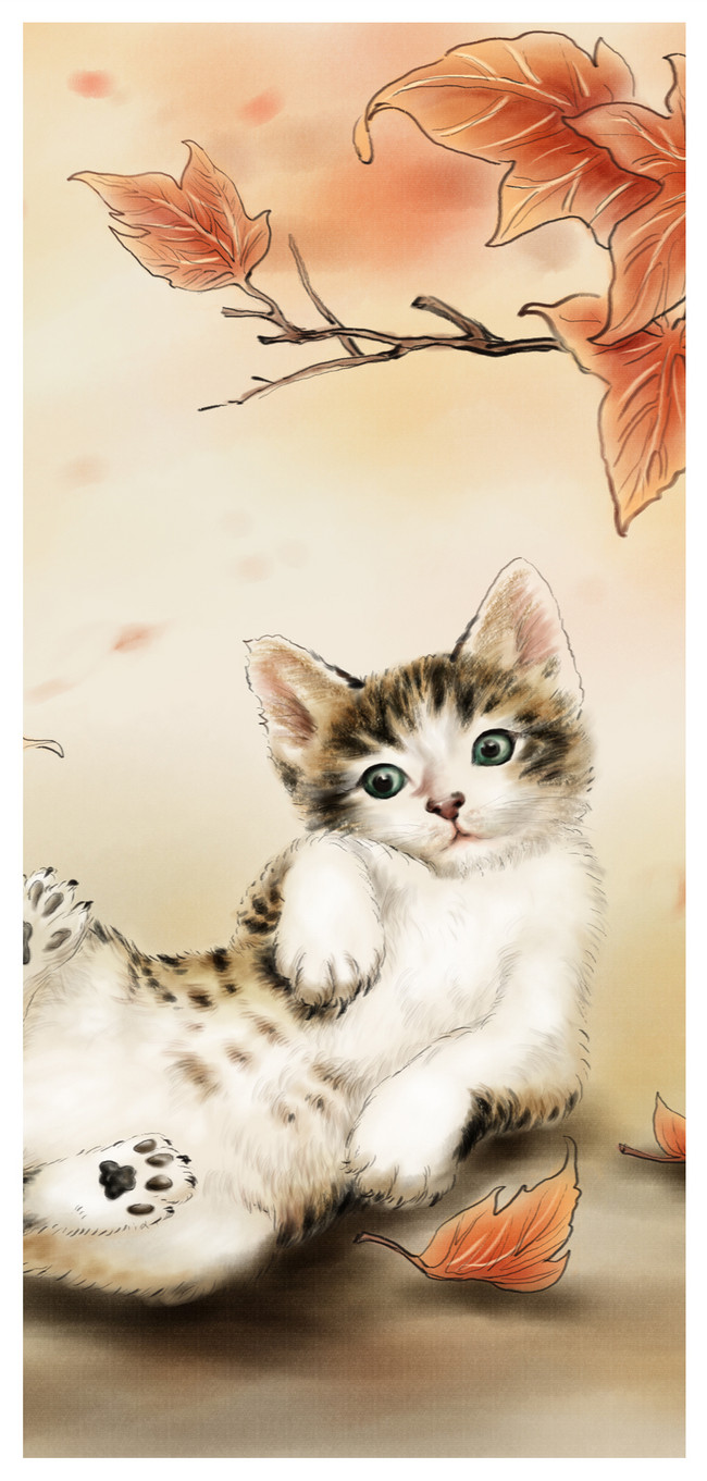 かわいい猫の携帯壁紙イメージ 背景 Id Prf画像フォーマットjpg Jp Lovepik Com