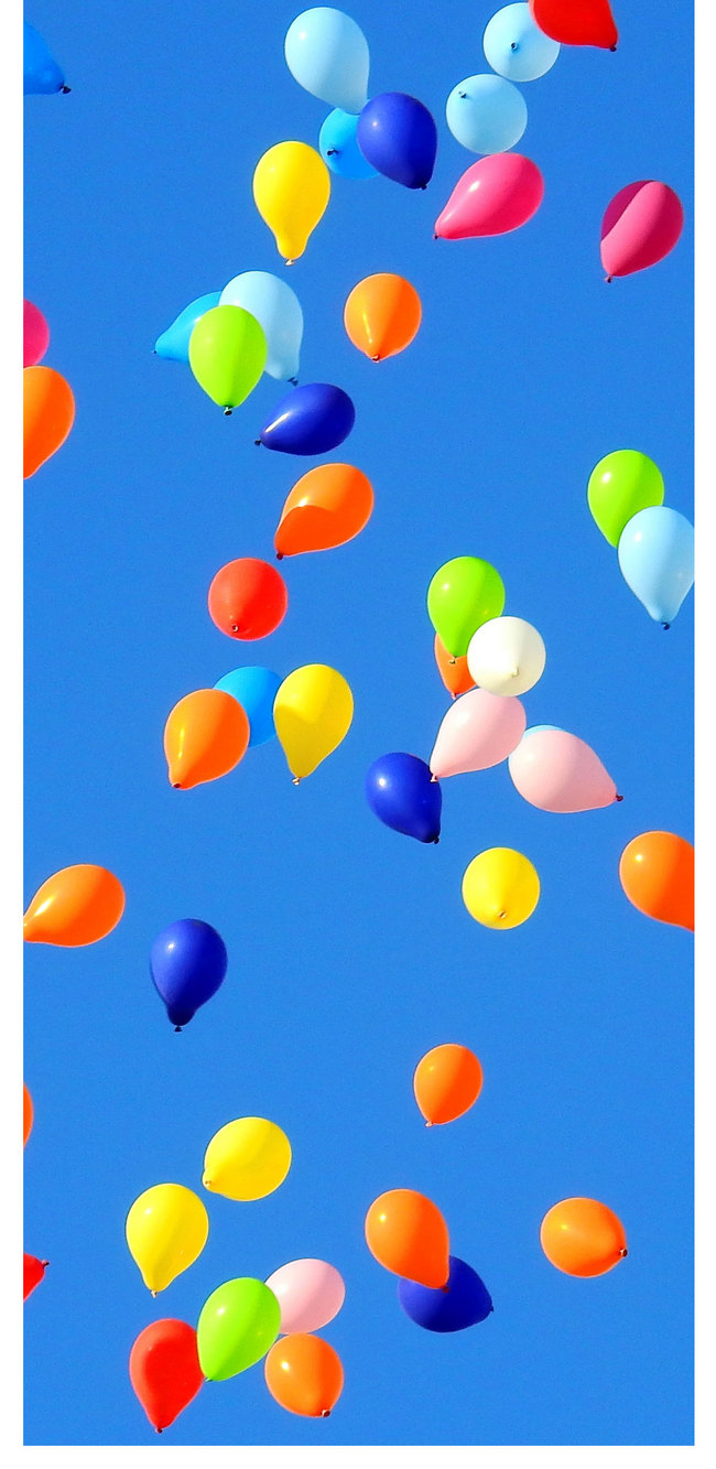 Wallpaper Ponsel Balon Warna Warni Gambar Unduh Gratis Latar