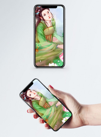 古代の女性の携帯電話の壁紙イメージ 背景 Id Prf画像フォーマットjpg Jp Lovepik Com