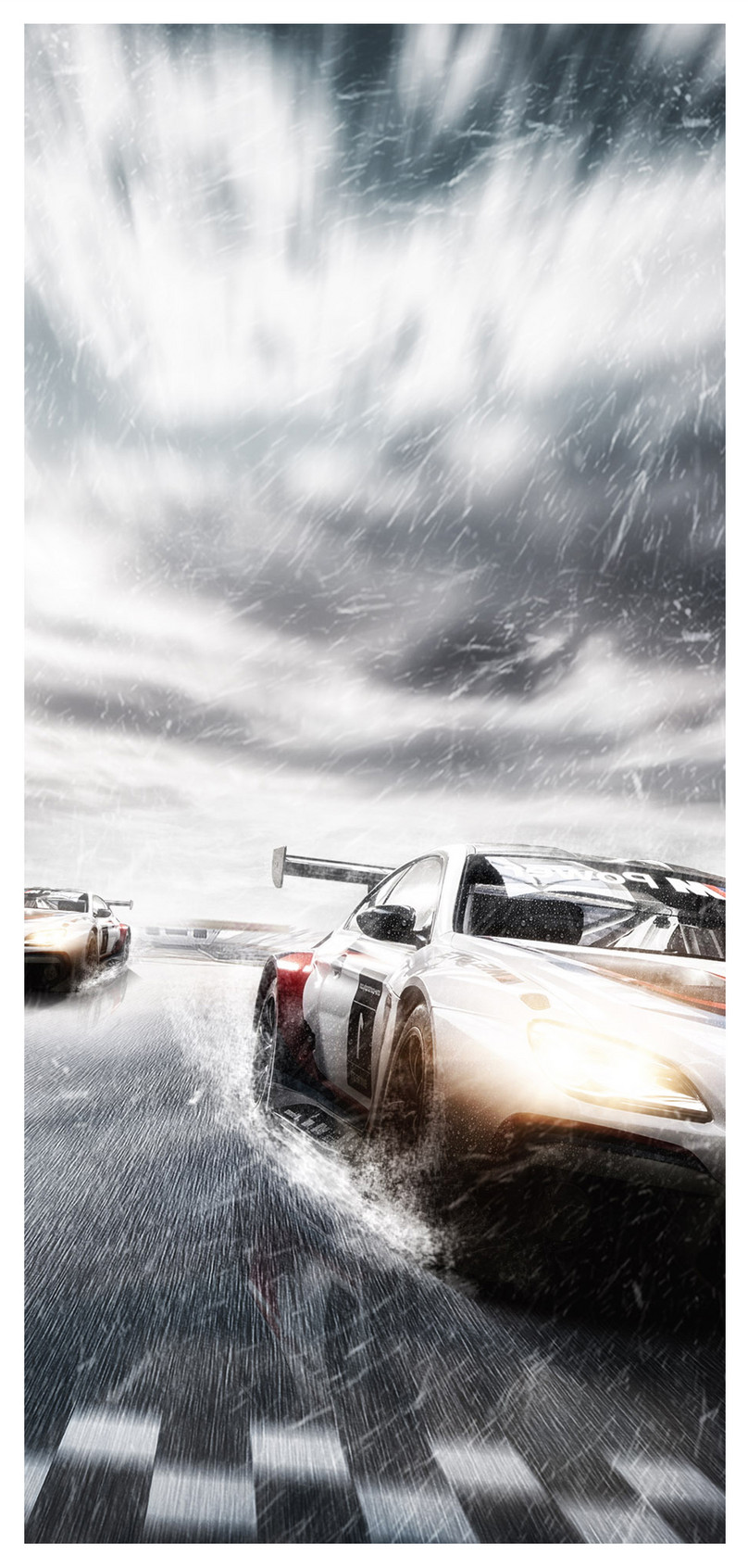 Drift Car Cell Phone Wallpaper