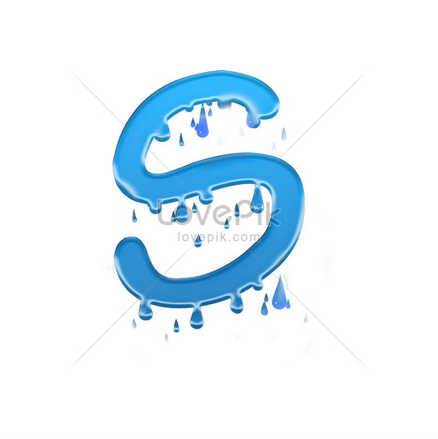 s letter in water
