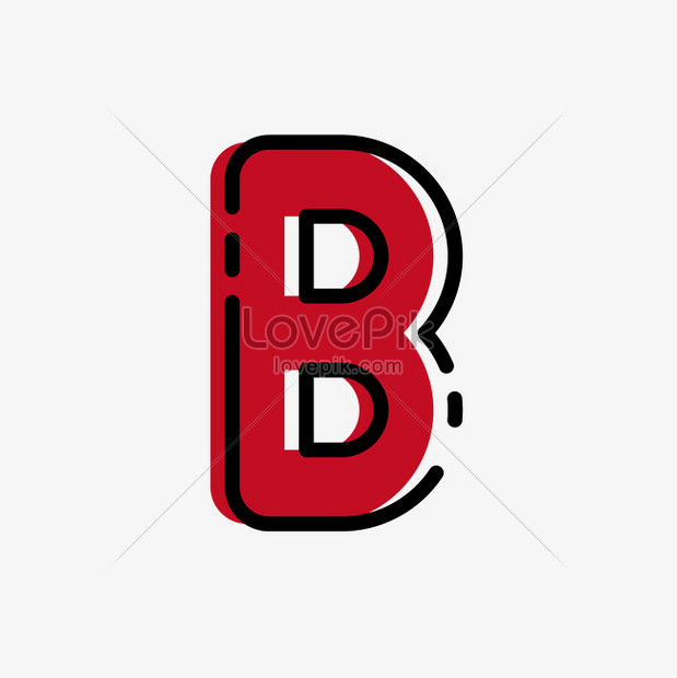 Mbe style letter b graphics image_picture free download  