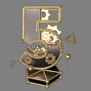 C4d Cool Mechanical Wind Black Gold Wind Stage, C4D Black Gold Wind ...