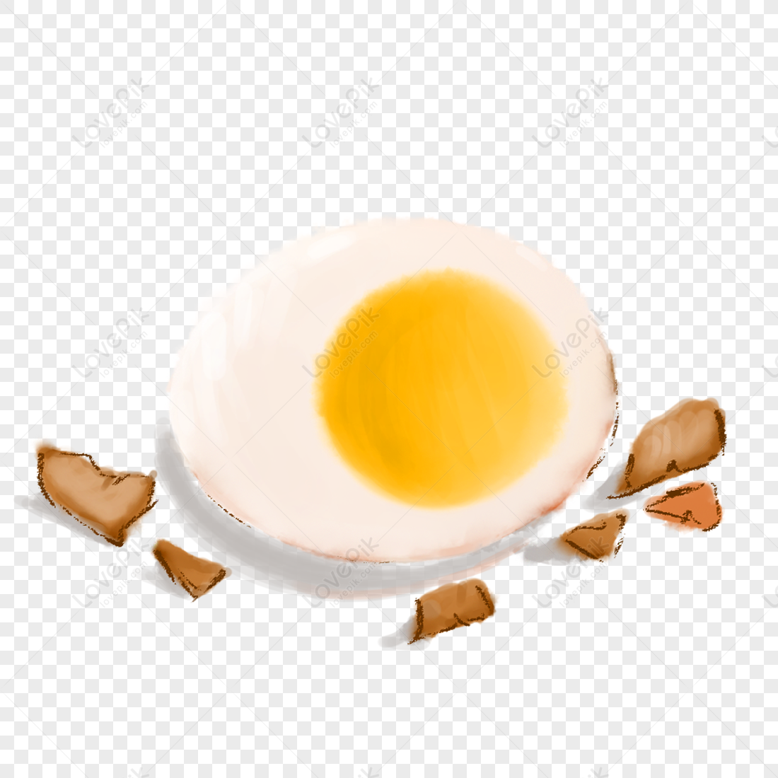 Hard boiled Eggs for breakfast 3D isolated illustration on a transparent  background . 3D Rendering 31697241 PNG