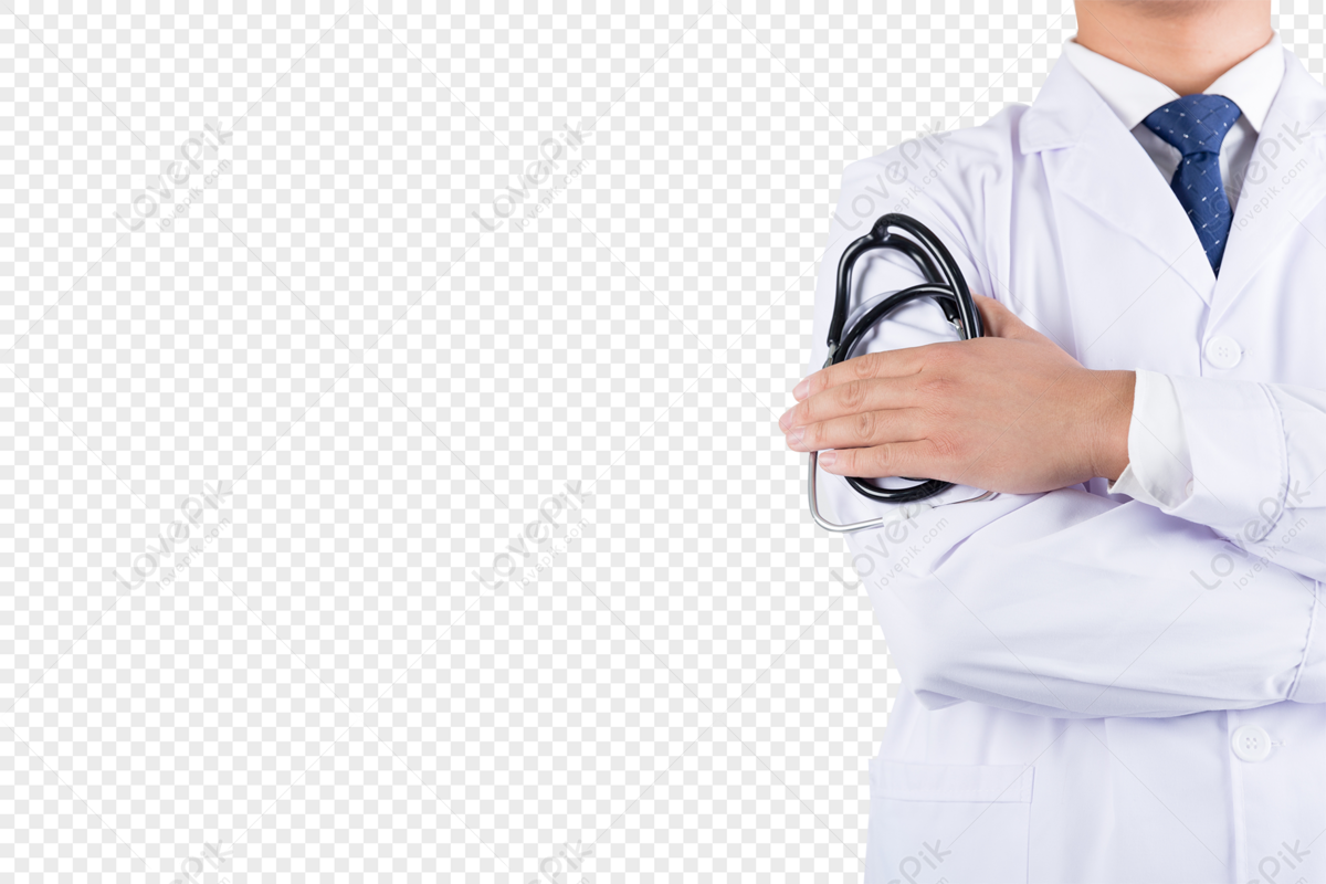A Doctor In A White Coat With A Stethoscope PNG Transparent Background And  Clipart Image For Free Download - Lovepik | 400248570