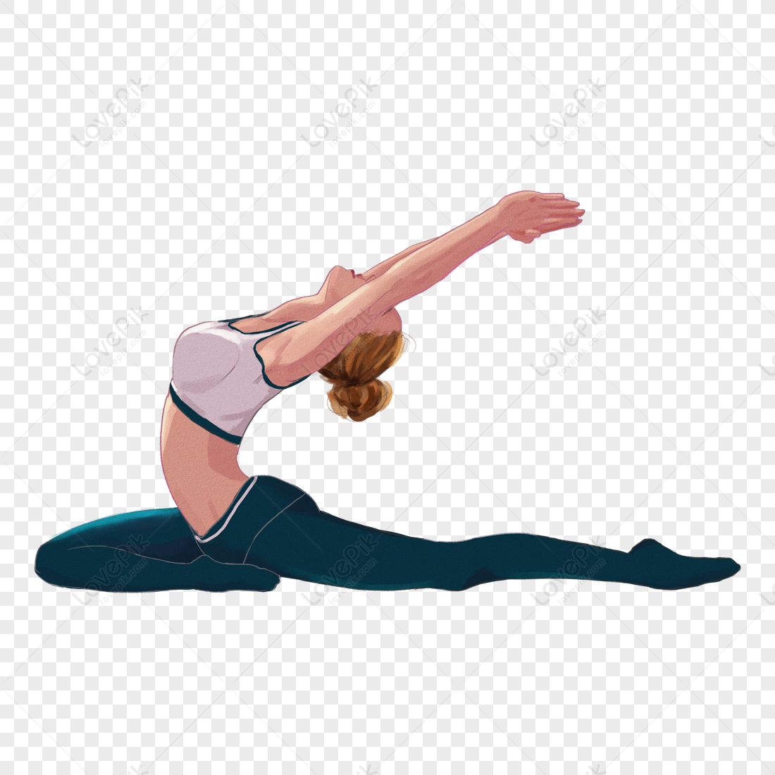 Hình ảnh cô gái tập yoga với nền PNG sáng tạo sẽ mang đến cho bạn sự cảm nhận khác biệt trong việc tập luyện. Bạn sẽ được truyền cảm hứng và ham muốn tập yoga hơn khi chiêm ngưỡng hình ảnh này. Hãy xem hình ảnh để cảm nhận sự thanh lịch và dễ chịu trong tư thế yoga.