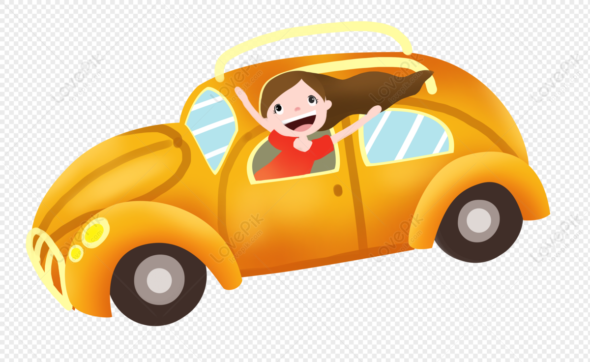 A Girl Who Drives The Car PNG Free Download And Clipart Image For Free  Download - Lovepik | 400264803