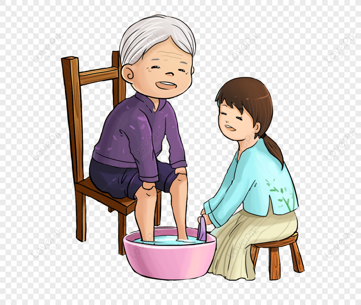 Мама моет бабушку. Бабуля умывается. Бабушка вектор. Ребенок помогает бабушке. Девочка помогает бабушке.