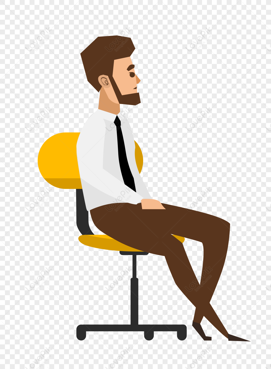 Sitting Man PNG Images With Transparent Background | Free Download On  Lovepik