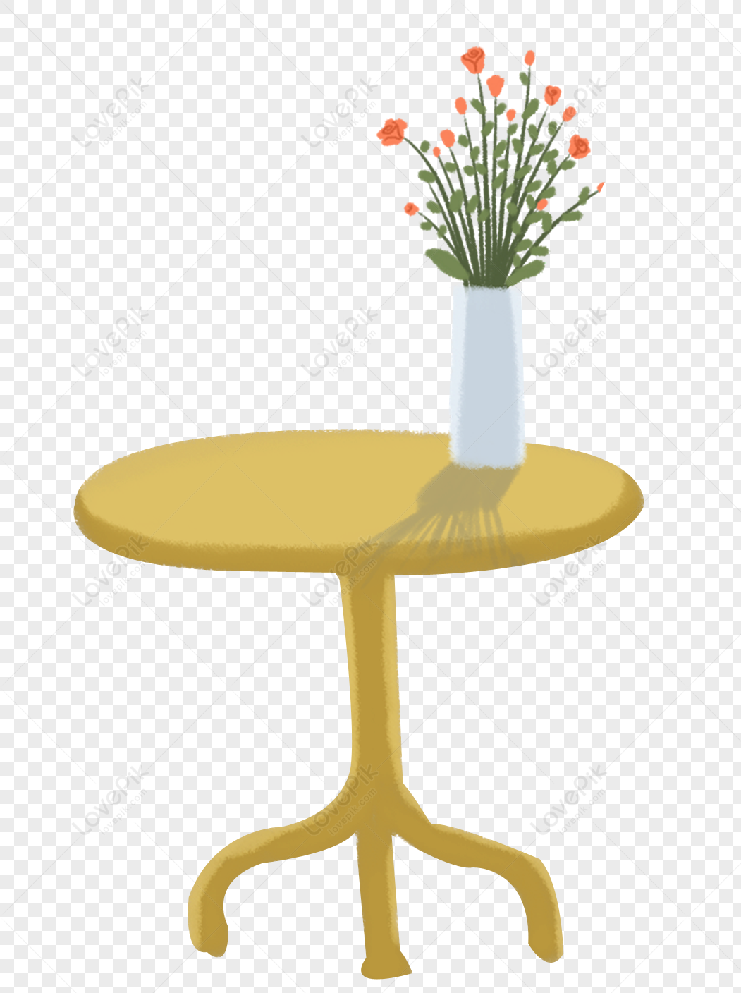 thick Pine Enrich A Vase On The Table PNG White Transparent And Clipart Image For Free  Download - Lovepik | 400235342