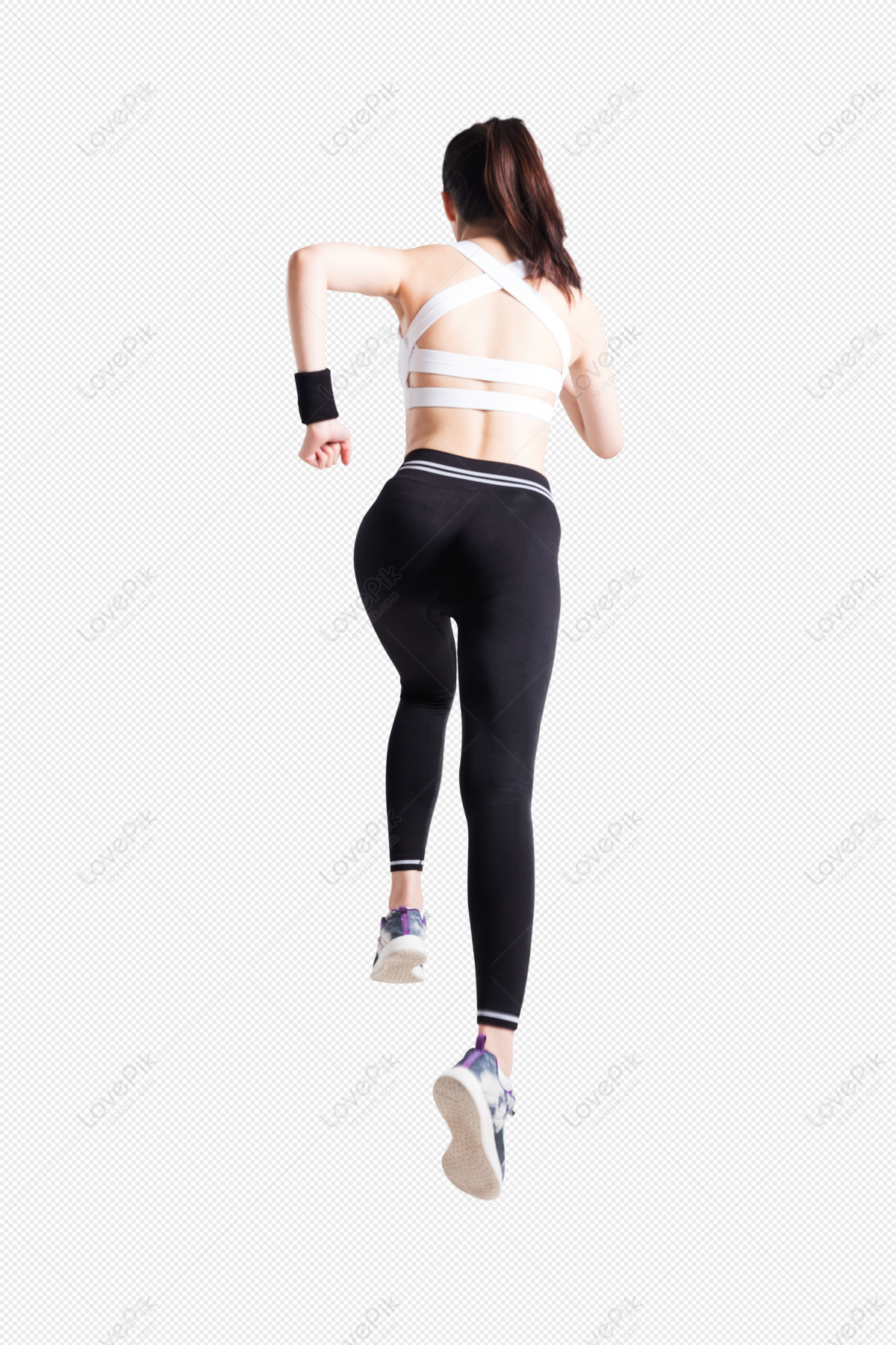 Running Woman PNG Images With Transparent Background