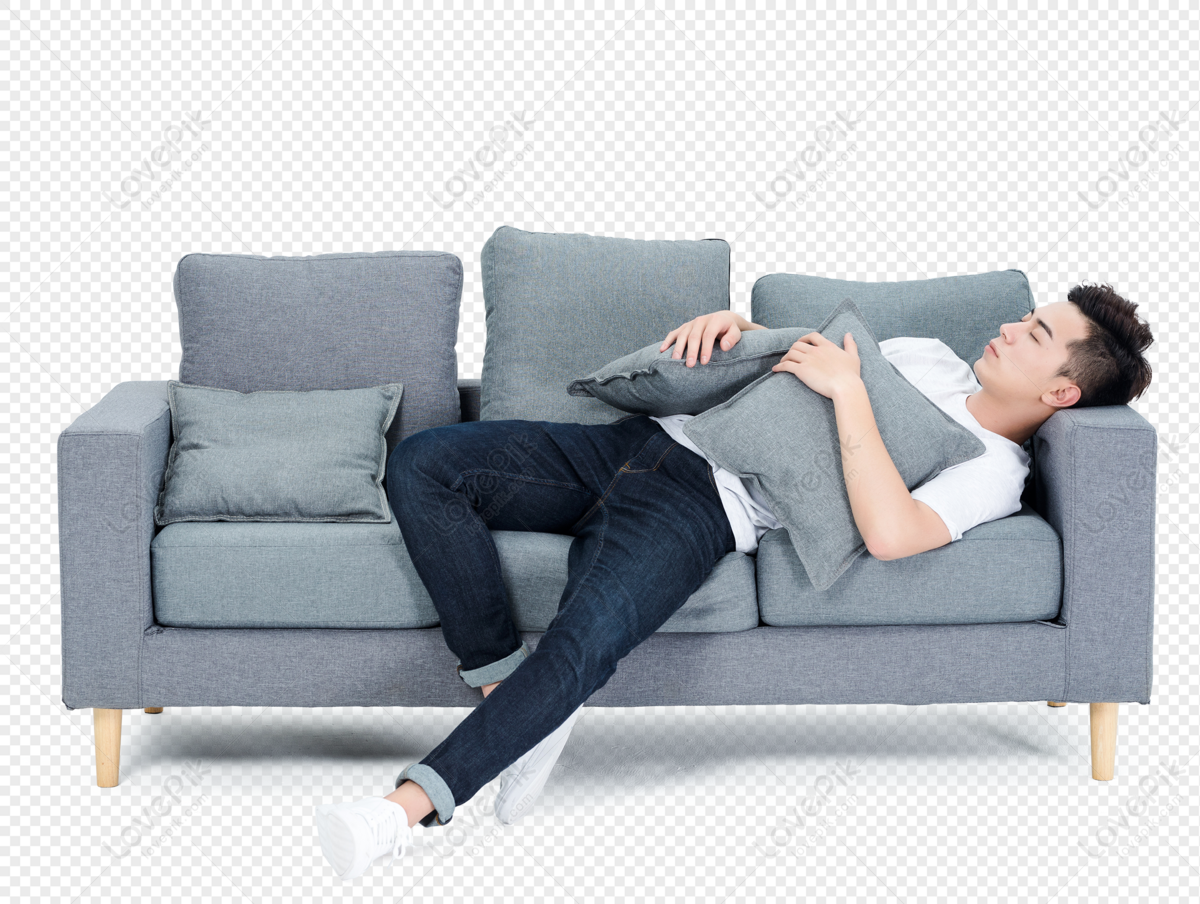 Gedateerd wervelkolom nauwkeurig A Young Man Lying On A Sofa To Rest And Sleep PNG Image Free Download And  Clipart Image For Free Download - Lovepik | 400196281
