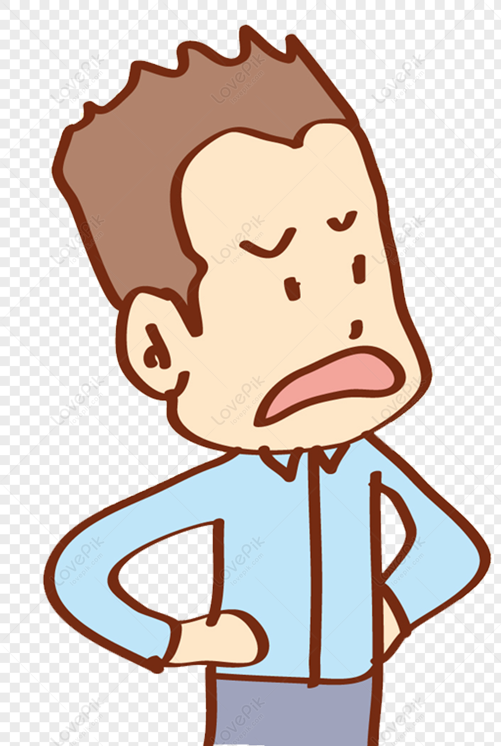 Angry Man Face Clipart Hd PNG, Man With No Face, Style, With, Art