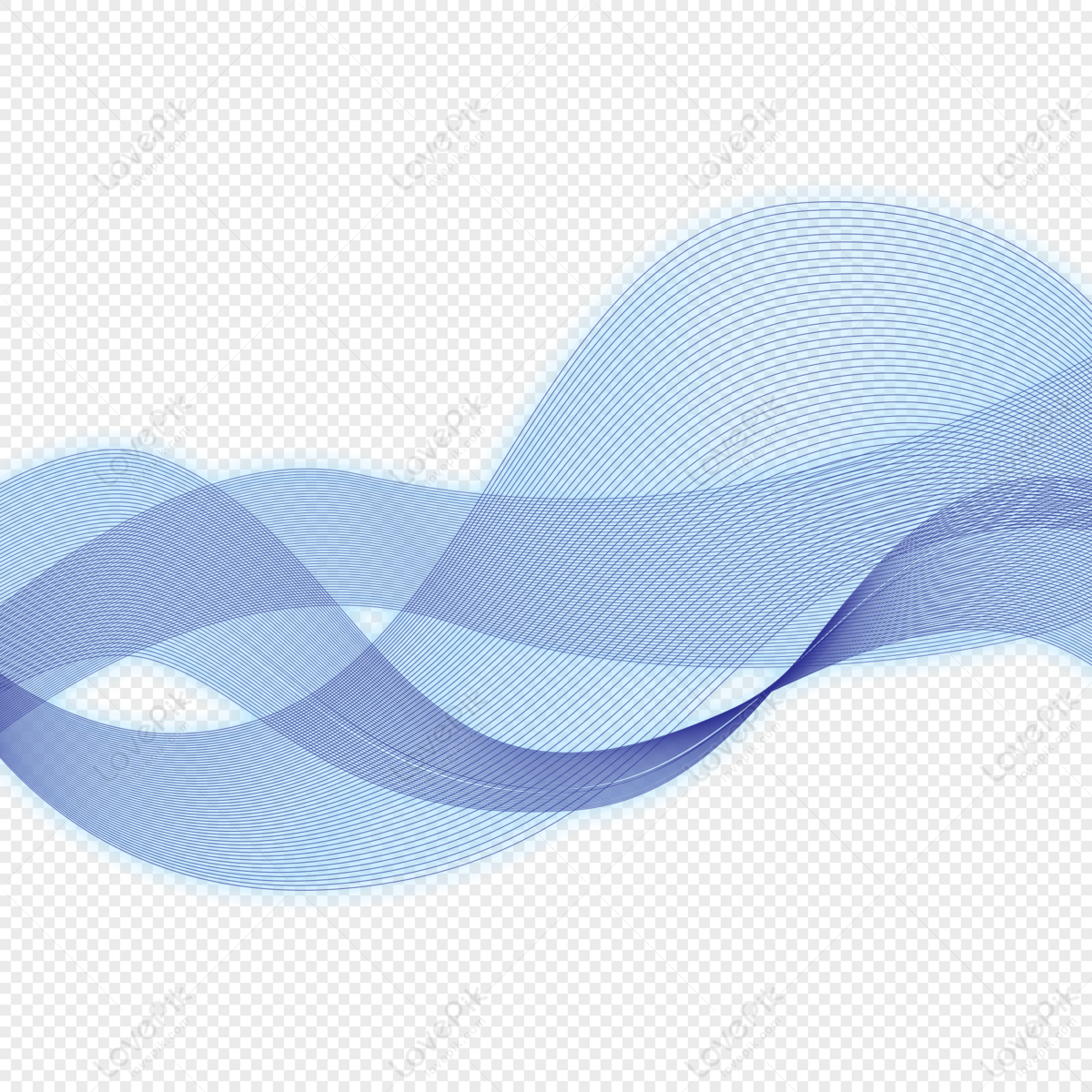 Blue Lines PNG Images With Transparent Background