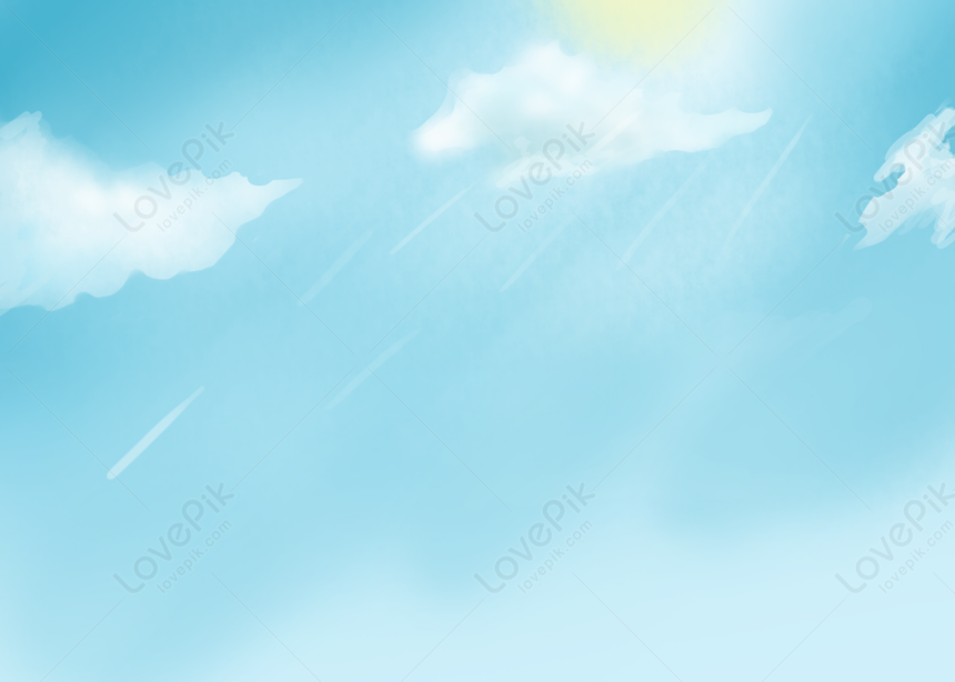 ท้องฟ้าสีฟ้าเมฆสีขาวองค์ประกอบพื้นหลัง Png สำหรับการดาวน์โหลดฟรี - Lovepik