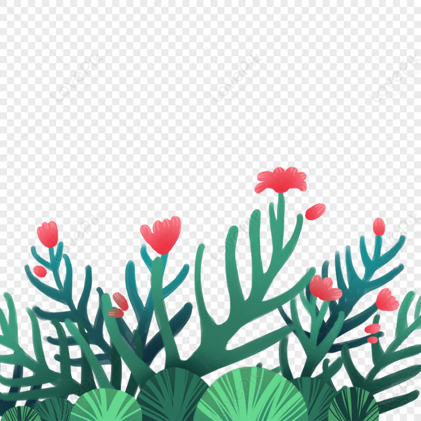 Bushes, Flowers Red, Coastal Scenery, Flowers Plants PNG Image Free ...