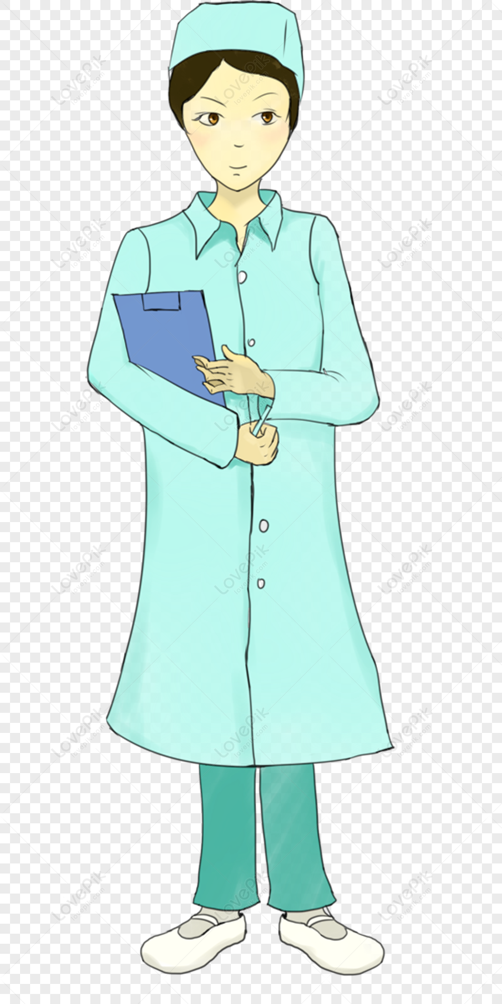Cartoon Female Nurse PNG Image Free Download And Clipart Image For Free  Download - Lovepik | 400199831