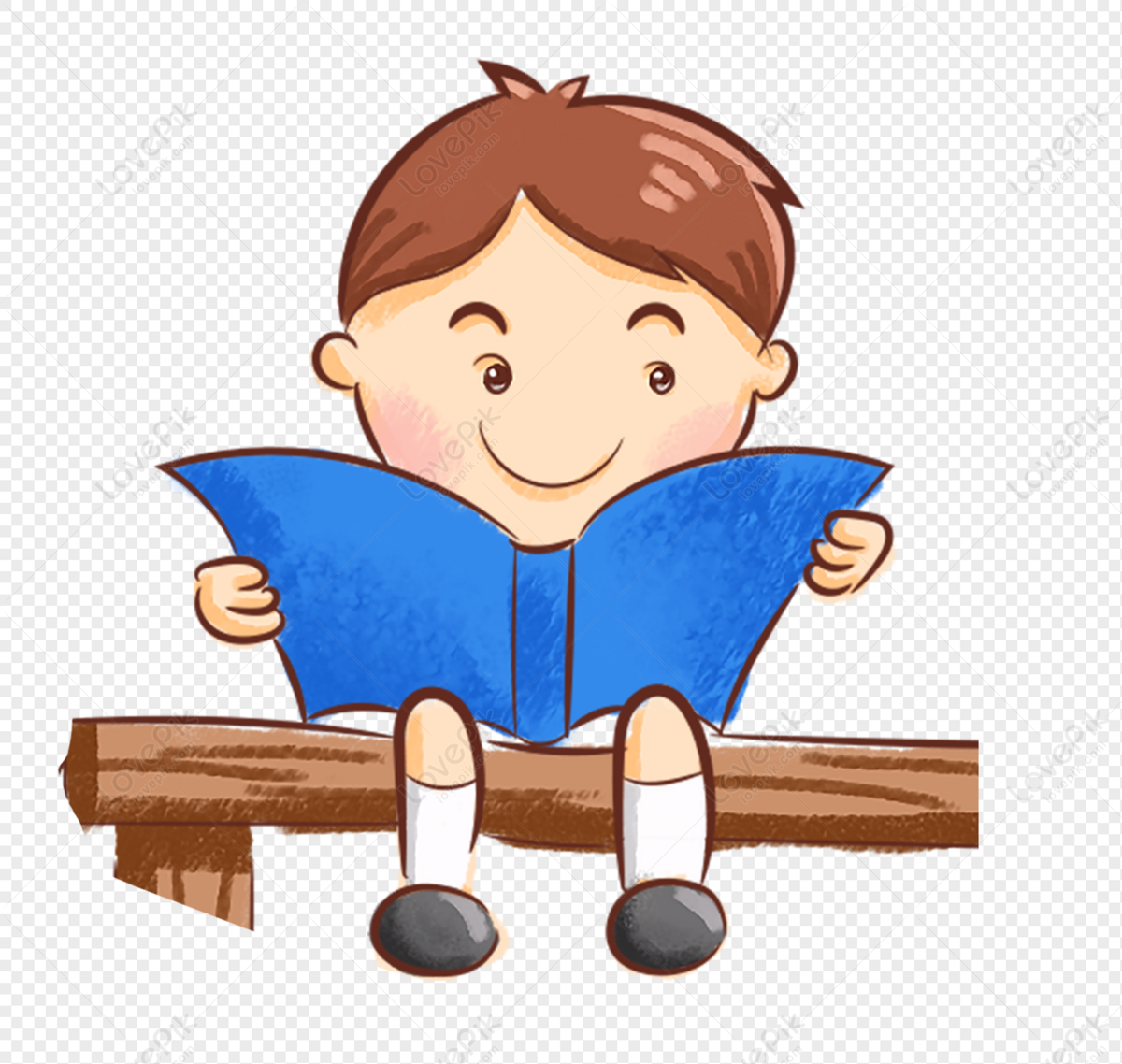 Children Reading Books PNG Free Download And Clipart Image For Free  Download - Lovepik | 400256573