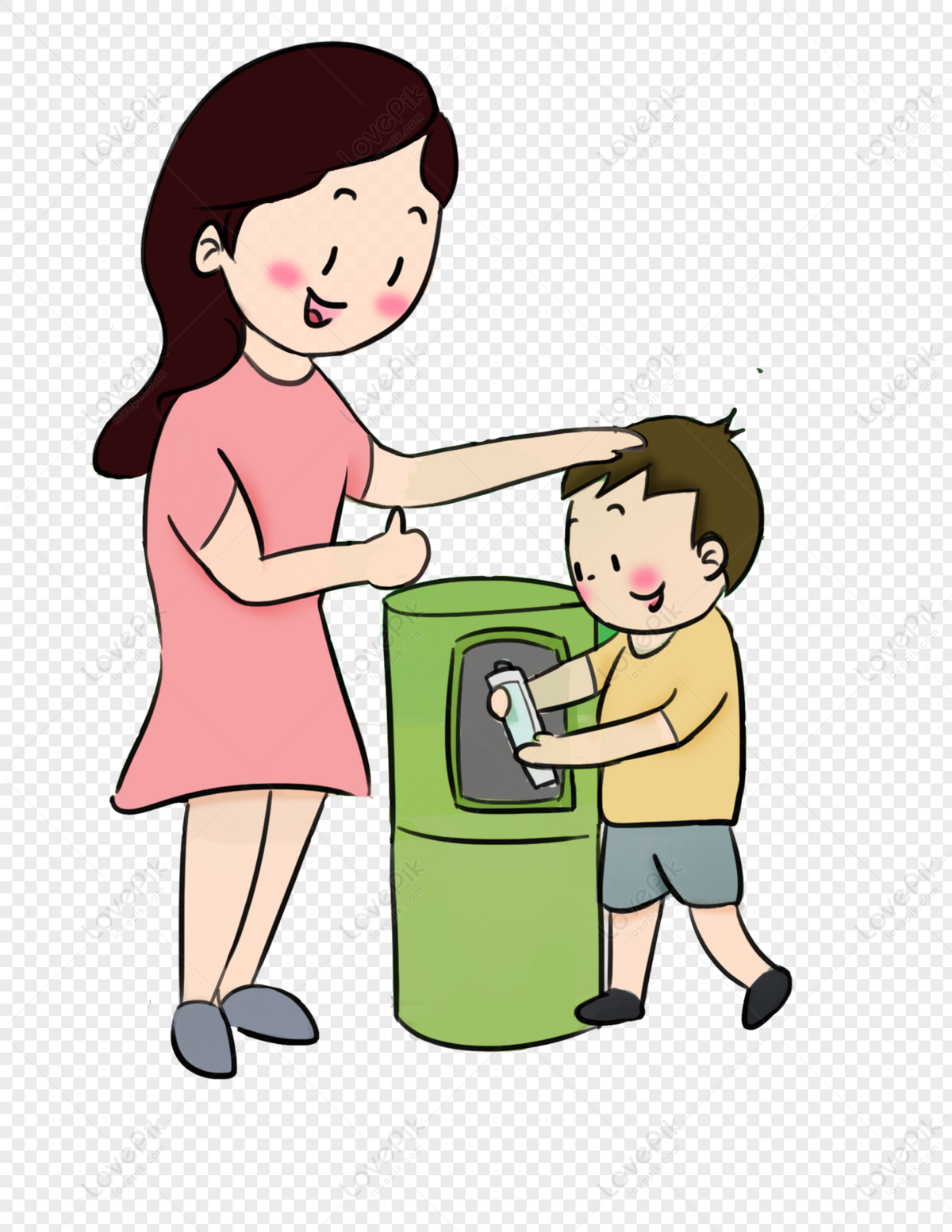 Children Throw Rubbish PNG Image Free Download And Clipart Image For Free  Download - Lovepik | 400256561