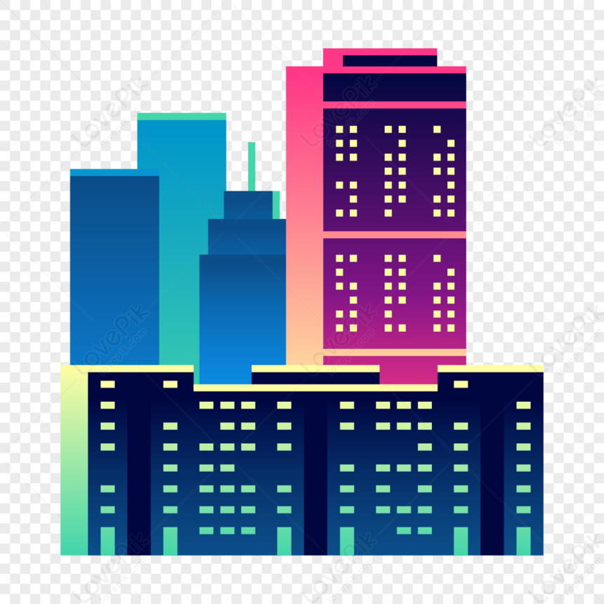 City Night Scene Free PNG And Clipart Image For Free Download - Lovepik ...