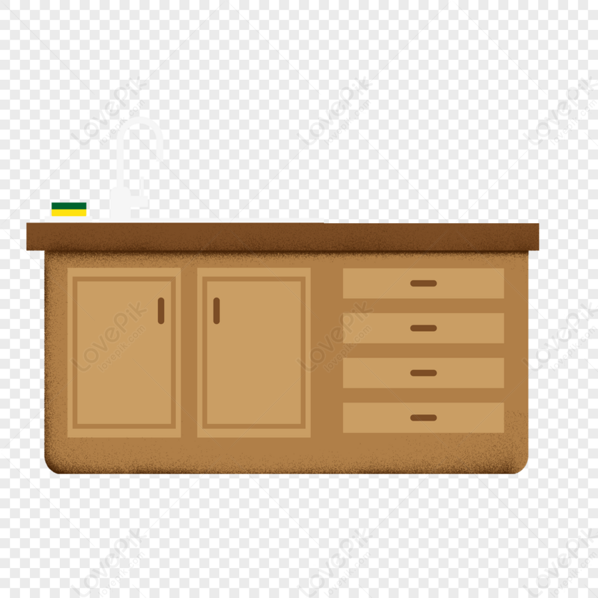 Cupboard, Flat Illustration, Flat Vector, Cabinet Kitchen PNG Free ...