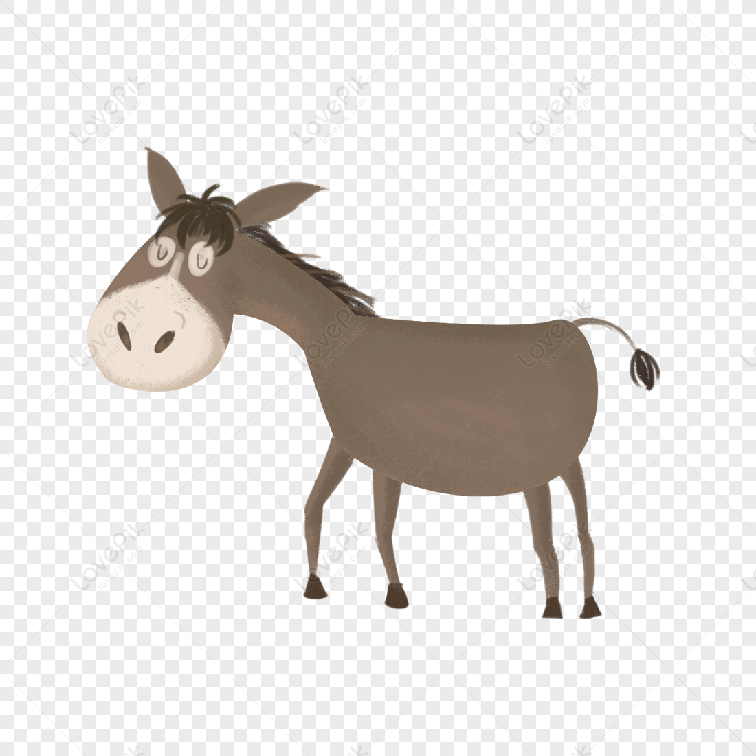 Burro transparent background PNG cliparts free download